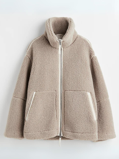 Lea - chic oversized kappa för kvinnor med textur