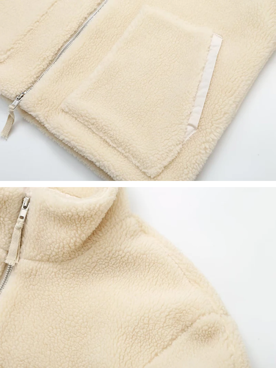 Lea - chic oversized kappa för kvinnor med textur