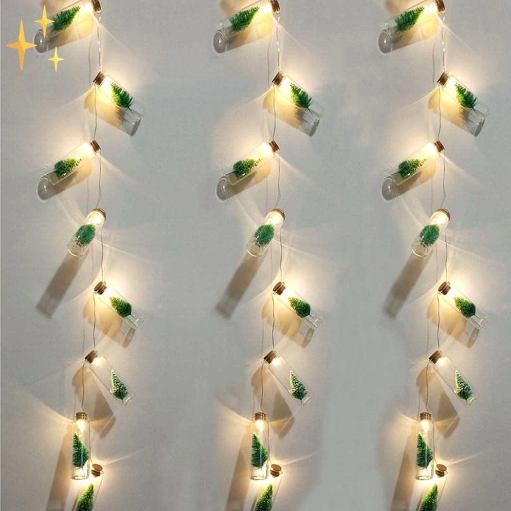 2x Christmas In A Bottle Julgran Julbelysning | Mysig Julstämning in i Minsta detalj