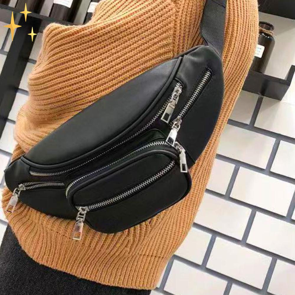 Mirabella™ Rosalie Vega Fanny Pack i Läder | Modig och Praktisk i en och Samma Väska