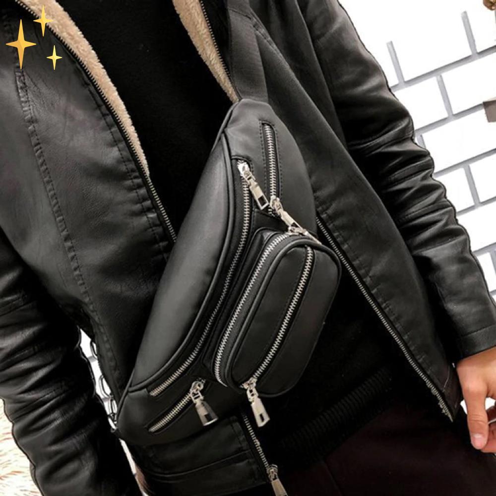 Mirabella™ Rosalie Vega Fanny Pack i Läder | Modig och Praktisk i en och Samma Väska