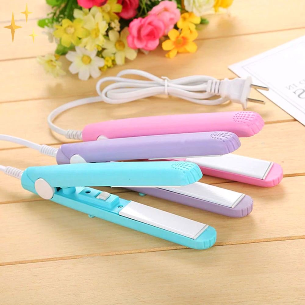 Curl&Style ™ 2-in-1 Keramisk mini Hårlock och Styler | Styla ditt Hår var som Helst utan extra Vikt | Inkl. GRATIS Praktisk Reseförpackning värd Kr 150