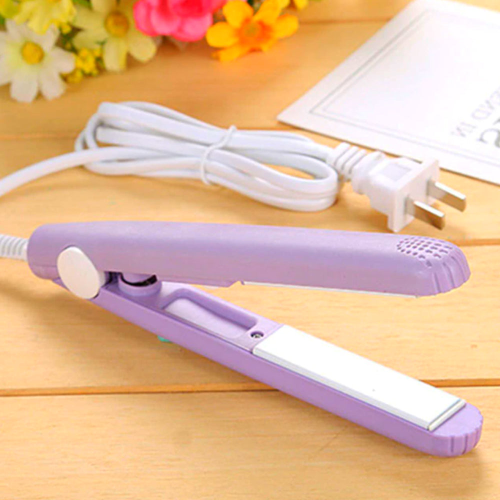 Curl&Style ™ 2-in-1 Keramisk mini Hårlock och Styler | Styla ditt Hår var som Helst utan extra Vikt | Inkl. GRATIS Praktisk Reseförpackning värd Kr 150