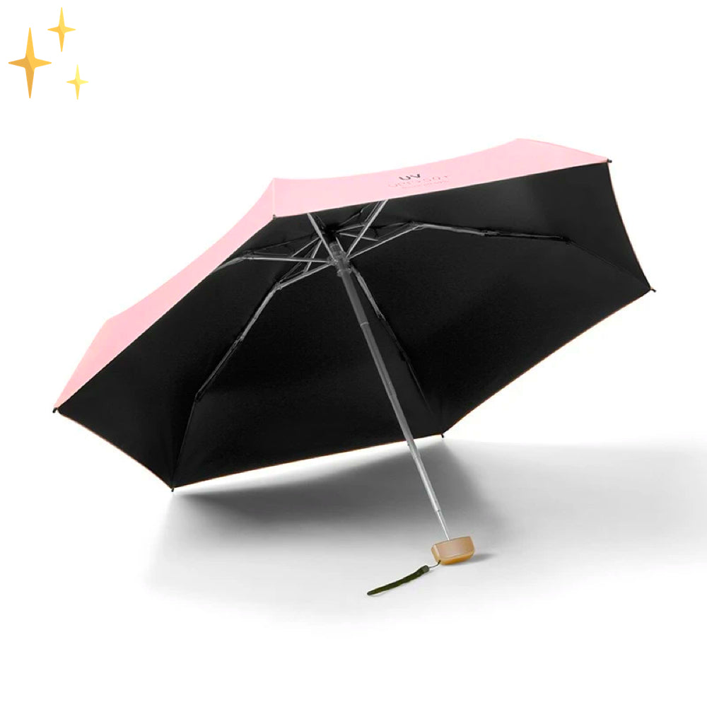 2x Storm™ UPF>50+ Miniparaply i telefonstorlek | Det är slut med att bli blöt i regnet, alltid förberedd!