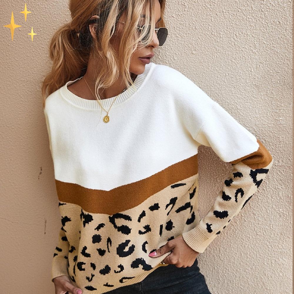 Mirabella™ Tess leopardtröja | Fantastiskt varm och trendig under kyligare dagar