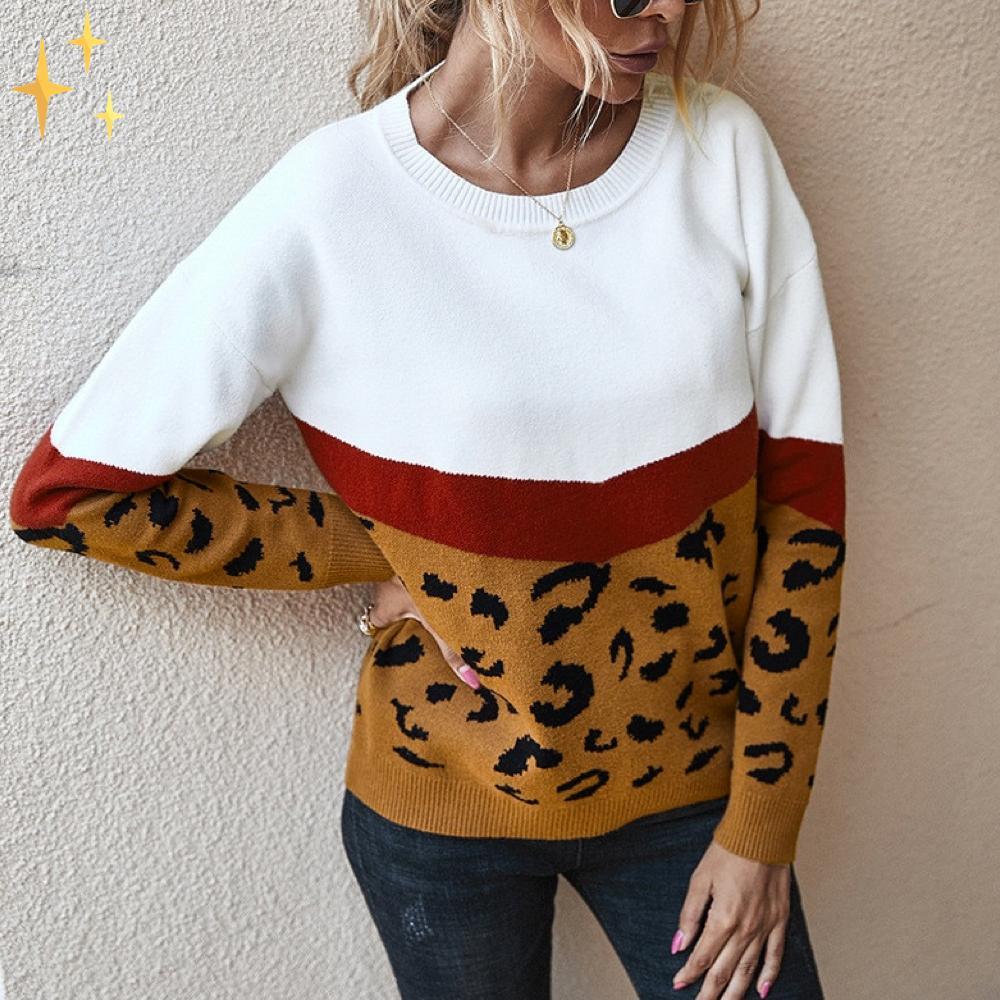 Mirabella™ Tess leopardtröja | Fantastiskt varm och trendig under kyligare dagar