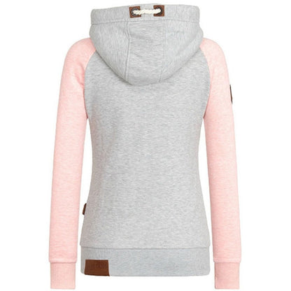 Opal - elegant damjacka med huva och hela ärmar