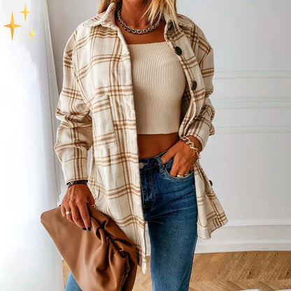 Mirabella™ Jennifer Plaid Cardigan | Den perfekta kavajen för den här säsongen