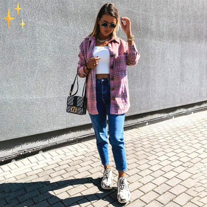 Mirabella™ Jennifer Plaid Cardigan | Den perfekta kavajen för den här säsongen