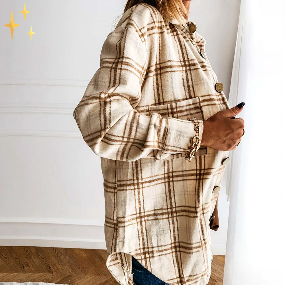 Mirabella™ Jennifer Plaid Cardigan | Den perfekta kavajen för den här säsongen